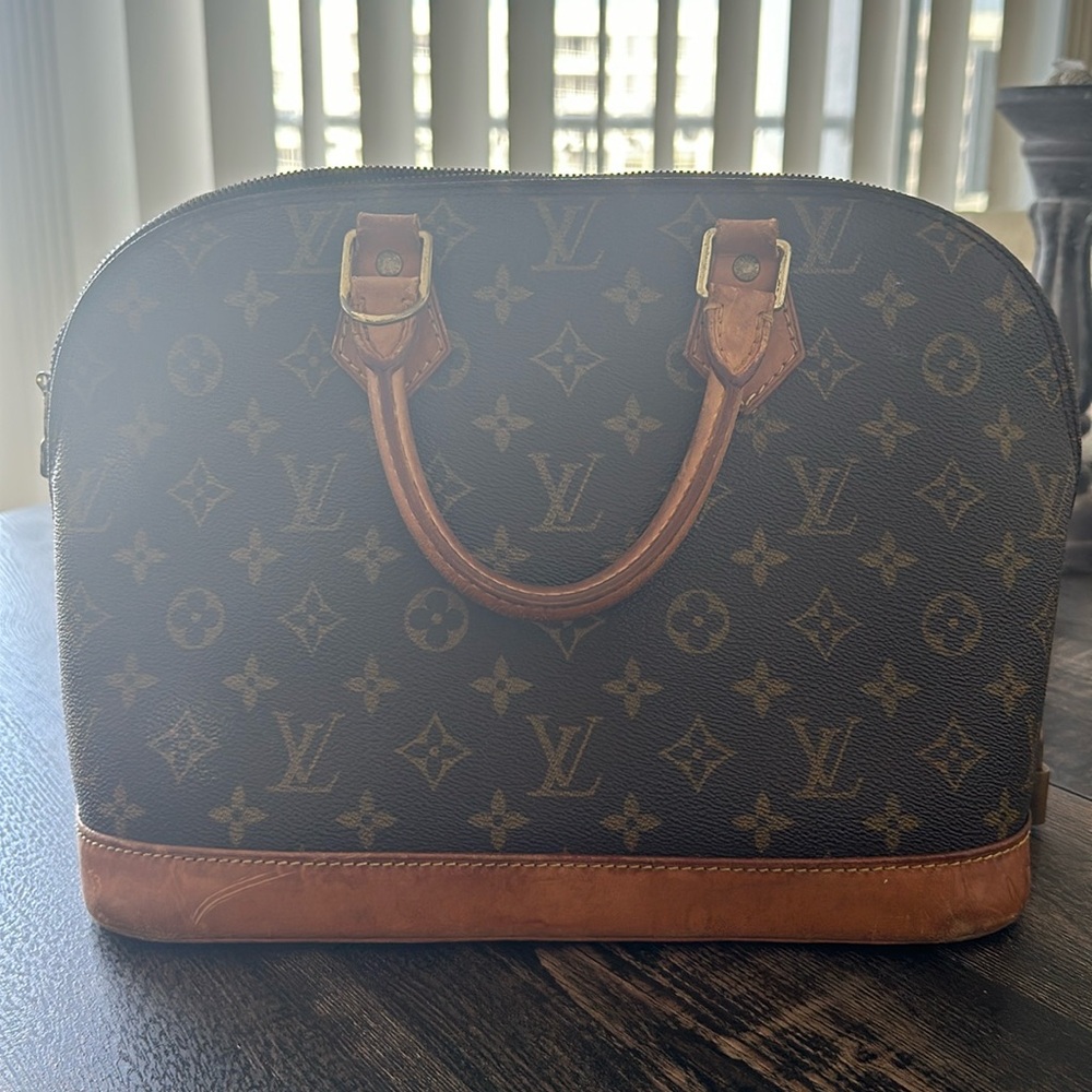 Louis Vuitton large half-moon bag